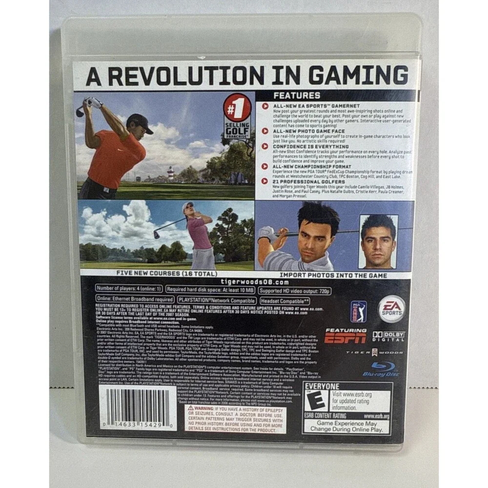 Tiger Woods PGA Tour 08 (Sony PlayStation 3, 2007)